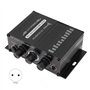 Sctecoau -270 Amplificateur HiFi 2.0 Canaux Amplificateur Domestique Réglage des Basses et des Aigus Audio Stéréo Système Audio 