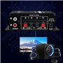 Sctecoau -270 Amplificateur HiFi 2.0 Canaux Amplificateur Domestique Réglage des Basses et des Aigus Audio Stéréo Système Audio 