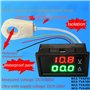 Cosmin Ampèremètre à Effet Hall Voltmètre DC 0-300 V 50 A Moniteur de Batterie LED Compteur de Tension de Courant Numérique 12 V