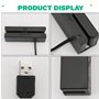 Nettoppo MSR90 USB Lecteur de Carte à Bande MagnéTique Lecteur de Carte Bande 3 Pistes Mini Swiper pour USB PC