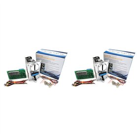 worien 2X Accepteur de PièCes Multi-Devises 15A Tableau de ContrôLe Du Temps Fauteuil de Massage Machine à Laver BoîTe de Contrô