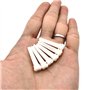 Spactz Chevilles de chevalet en os de bétail pour guitare acoustique avec de coquille de perle pour accessoires de guitare folk 