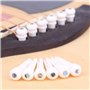 Spactz Chevilles de chevalet en os de bétail pour guitare acoustique avec de coquille de perle pour accessoires de guitare folk 