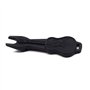 Spactz Chevilles de chevalet en os de bétail pour guitare acoustique avec de coquille de perle pour accessoires de guitare folk 