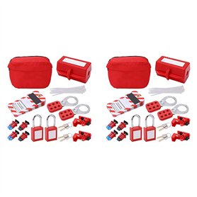 Rinteea 2X Kit D'ÉTiquetage Verrouillage Disjoncteur ÉLectrique