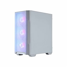 Boîtier ATX semi-tour MSI MAG FORGE M100R WHITE Blanc Acier Verre trempé