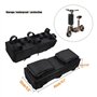 ANTIOCH Sac de batterie de vélo 17,7 pouces/45 cm Sac de scooter électrique Boîte de rangement étanche avant de vélo pour Ebike 