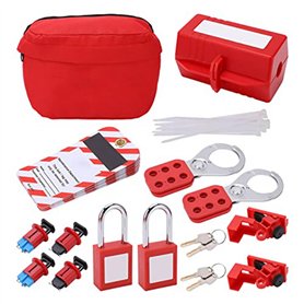 Tyatocepy Kit de verrouillage de disjoncteur électrique - Kit de verrouillage de sécurité - Dévidoir de station de verrouillage