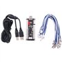 Xiniy Zero Retardez Arcade Usb Pc Encodeur Au Joystick pour Mame Jamma et Autres Jeux De Combat Pc