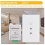 Asyduey Gradateur de Bande LED Sans DC12V-24V 10A avec TéLéCommande Tactile pour Bande LED Couleur (U1)