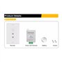 Asyduey Gradateur de Bande LED Sans DC12V-24V 10A avec TéLéCommande Tactile pour Bande LED Couleur (U1)