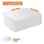 Zwfjcmsa Paquet de 100 Pochettes en Mousse de Coussin, Fournitures de Rembourrage d'emballage de 12 X 16 Pouces pour Le Déménage