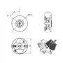 Goufride Verrouillage de Prise, Prise Verrouillable, 4 Prises, Verrouillage Enfant, Protection de Prise, Verrouillage Enfant, La