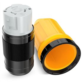 Sarngk Câble d'alimentation pour camping-car 50 A avec connecteur Twist-Lock et capuchon de protection avec verrouillage 50 A Ki