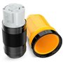 Sarngk Câble d'alimentation pour camping-car 50 A avec connecteur Twist-Lock et capuchon de protection avec verrouillage 50 A Ki