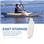casstaly Pare-Chocs de Défense de Bateau Pare-Chocs de Quai en PVC Bouées de Protection de Bateau Tampon D'Amarrage de Voilier B