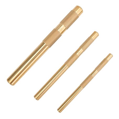 Muuoeou 25075 25076 25077 Jeu de 3 chasse-pointes en laiton avec 3/4