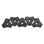 Steowsey Lot de 5 Boulons M8 T Track Kit de Boutons 4 Pouces T Slot Bolts avec Rondelles T Track de Remplacement pour les Gabari