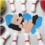Feriany 120 pièces Bande de bowling Bowling Pouce Bande de Kegler Bande Flex Bowling Doigt Bande Élastique Bowling Protection Po