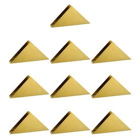 Lbvzxkad 10X Porte-Serviettes en Or Distributeur de Mouchoirs en Acier en Papier