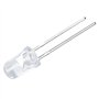 Simpls Lot de 50 diodes électroluminescentes LED bleues à tête ronde transparente de 5 mm de diamètre