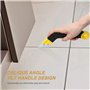 Bonkshire MöRtel Lot de 2 scies à main coudées 8 outils de retrait de carrelage pour le nettoyage du carrelage et du carreau