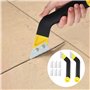 Bonkshire MöRtel Lot de 2 scies à main coudées 8 outils de retrait de carrelage pour le nettoyage du carrelage et du carreau
