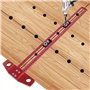 Muuoeou Règle de perçage 2 en 1 pour le travail du bois - Avec douille de perçage de 6/8/10 mm - 50 cm