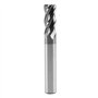 Gbloodst 6 pièces de 4 flûtes, fraises d'extrémité pour fraise en carbure CNC carré en acier forets en spirale diamètre (1 2 3 4