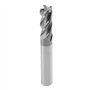 Gbloodst 6 pièces de 4 flûtes, fraises d'extrémité pour fraise en carbure CNC carré en acier forets en spirale diamètre (1 2 3 4