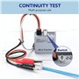 Swiixxer Kit de générateur de toner, testeur de circuit traceur de câble, testeur de détecteur de toner de câble de haute précis