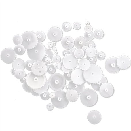 Losueeun Lot de 58 roues dentées en plastique pour jouet radiocommandé