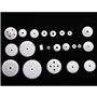 Losueeun Lot de 58 roues dentées en plastique pour jouet radiocommandé