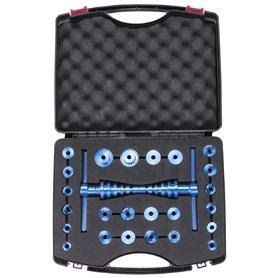 Yheonver Kit de presse à roulement de cycle pour roues/moyeux Montage de roulement de vélo à queue souple Outil de moyeu