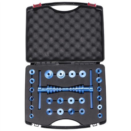 Yheonver Kit de presse à roulement de cycle pour roues/moyeux Montage de roulement de vélo à queue souple Outil de moyeu
