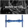 Yheonver Kit de presse à roulement de cycle pour roues/moyeux Montage de roulement de vélo à queue souple Outil de moyeu