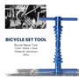 Yheonver Kit de presse à roulement de cycle pour roues/moyeux Montage de roulement de vélo à queue souple Outil de moyeu