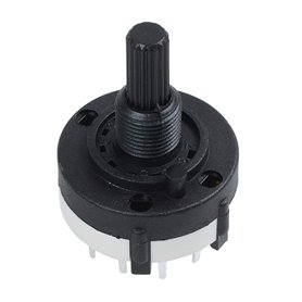 SameeHome 3P4T 3 4 Position Simple Bande Selecteur Commutateur rotatif avec Bouton