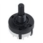 SameeHome 3P4T 3 4 Position Simple Bande Selecteur Commutateur rotatif avec Bouton
