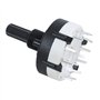 SameeHome 3P4T 3 4 Position Simple Bande Selecteur Commutateur rotatif avec Bouton
