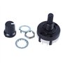 SameeHome 3P4T 3 4 Position Simple Bande Selecteur Commutateur rotatif avec Bouton