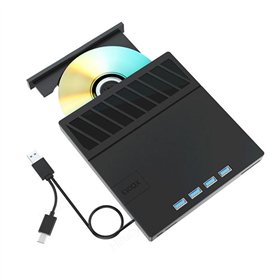 Jrifedptry Lecteur Blu-Ray optique externe USB 3.0 Type-C pour lecteur CD/DVD/BD -/+RW lecteur graveur graveur lecteur pour ordi