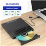Jrifedptry Lecteur Blu-Ray optique externe USB 3.0 Type-C pour lecteur CD/DVD/BD -/+RW lecteur graveur graveur lecteur pour ordi