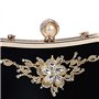 AMIUHOUN Sac à main en perles de diamant vintage en cristal de vendange Sac de soirée Sac d'embrayage de mariage Banquet de mari