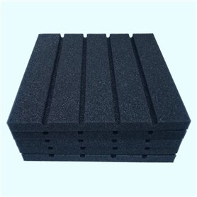 Lot de 6 panneaux acoustiques pour studio d'enregistrement - Mousse épaisse - Absorption de la lumière - Acoustique