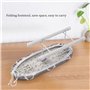 Jufjsfy Planche à repasser pliable pour la maison Cuffs Amovible Portable Manches Encolure Manchettes Mini Protection lavable An