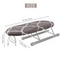 Jufjsfy Planche à repasser pliable pour la maison Cuffs Amovible Portable Manches Encolure Manchettes Mini Protection lavable An