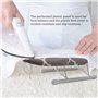 Jufjsfy Planche à repasser pliable pour la maison Cuffs Amovible Portable Manches Encolure Manchettes Mini Protection lavable An