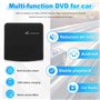 Nettoppo Lecteur CD Externe Portable Universel pour Voiture, Se Branche sur Le Port USB de la Voiture, Ordinateur Portable, Télé