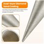 Daconovo 1 PCS Cuir Émeri Rond Perforateur Bricolage Cuir Poinçon Bord Aiguiseur Outil Poinçon Manuel Outil de Polissage 3-16MM